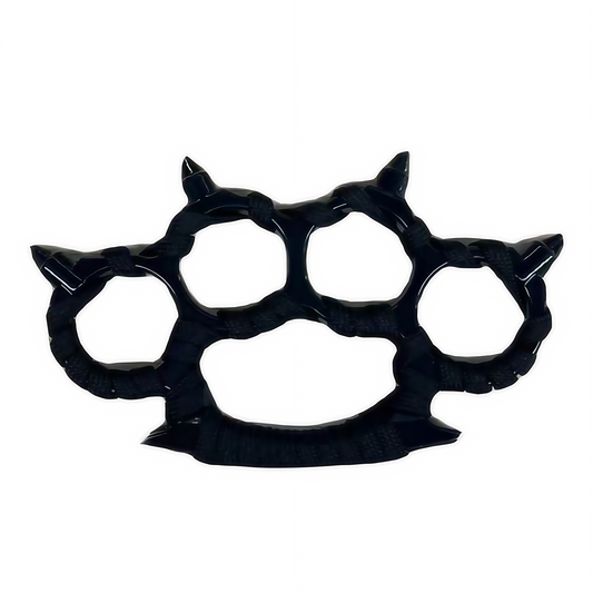 Needle rope brass knuckles （Black）