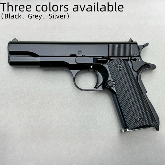 1:2.05 full metal M1911 pistol toy model can be ejected, disassembled and assembled for boys, cannot be fired