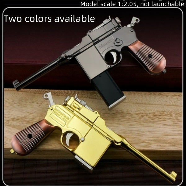 1:2.05 Mauser shell full metal model boy toy gun simulation alloy can be assembled and disassembled but not fired