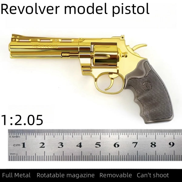 ） New product 1: 2.05 python model gun revolver simulation handheld toy full metal alloy gun can not fire