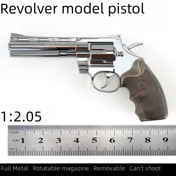 ） New product 1: 2.05 python model gun revolver simulation handheld toy full metal alloy gun can not fire