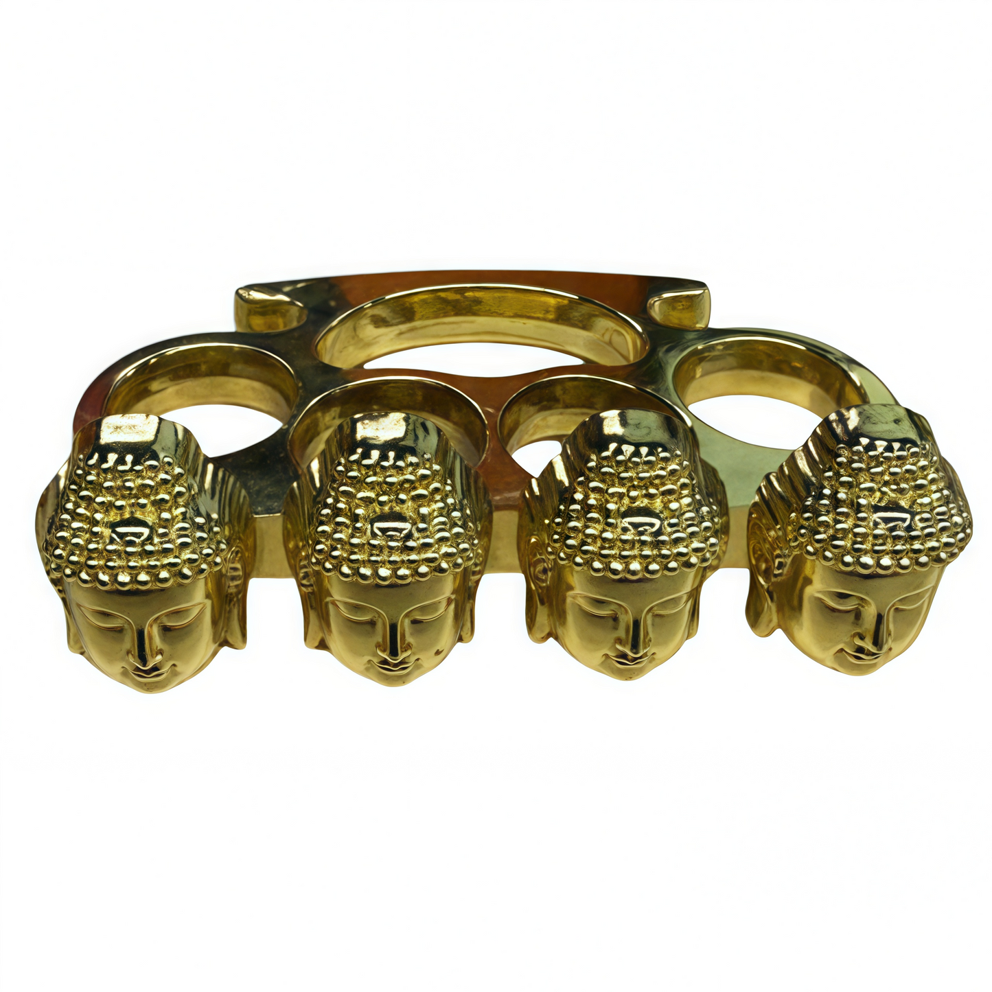 Golden Buddha Head Knuckles