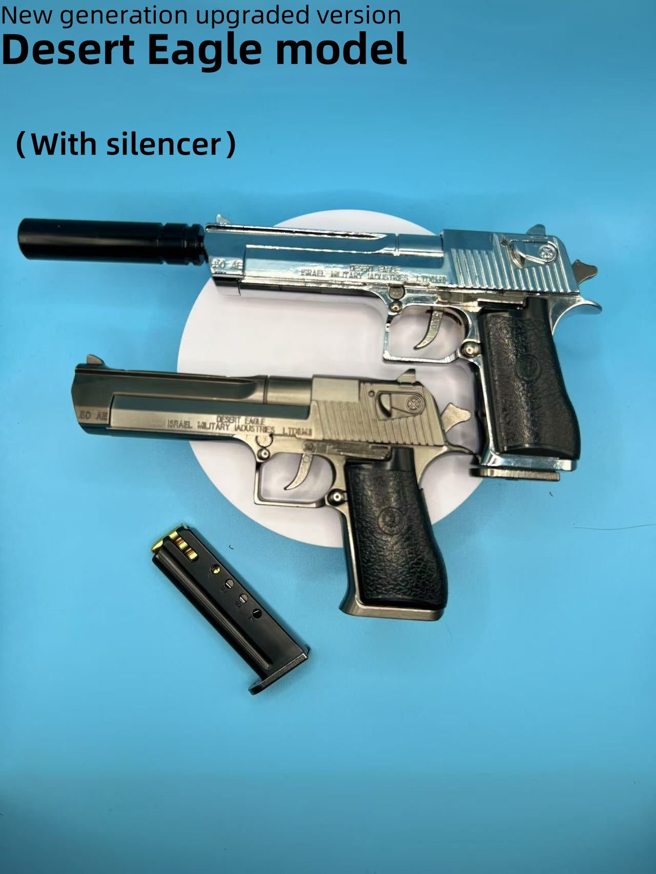 New generation upgraded version of Desert Eagle 1:2.05 alloy toy model gun children's toys cannot be fired